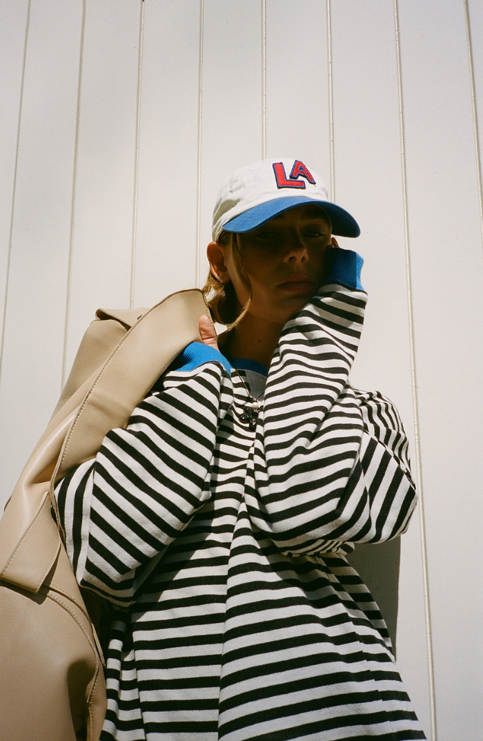 Randig tröja | Långärmad | Pullover | Oversized Sweatshirt | Damkläder