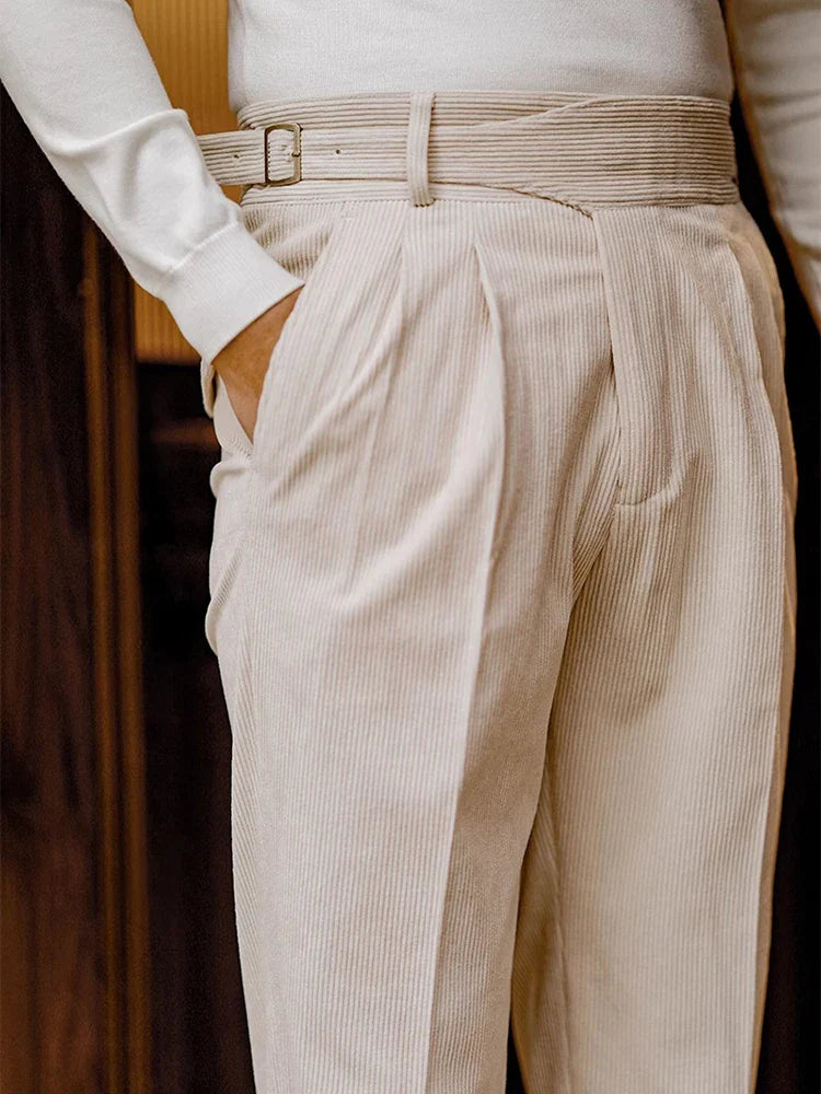 Herrbyxor Retro Stil För Män - Komfort och Stil