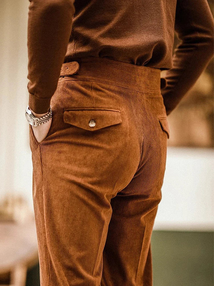 Herrbyxor Retro Stil För Män - Komfort och Stil