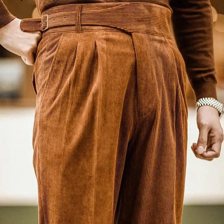 Herrbyxor Retro Stil För Män - Komfort och Stil