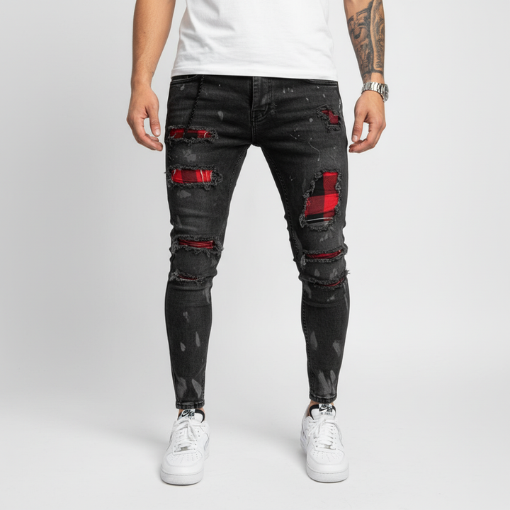 Rippade slim-fit jeans - William