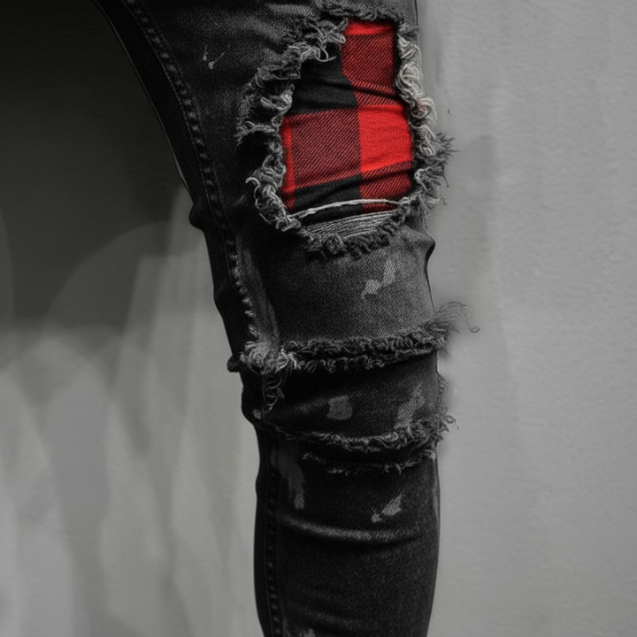 Rippade slim-fit jeans - William