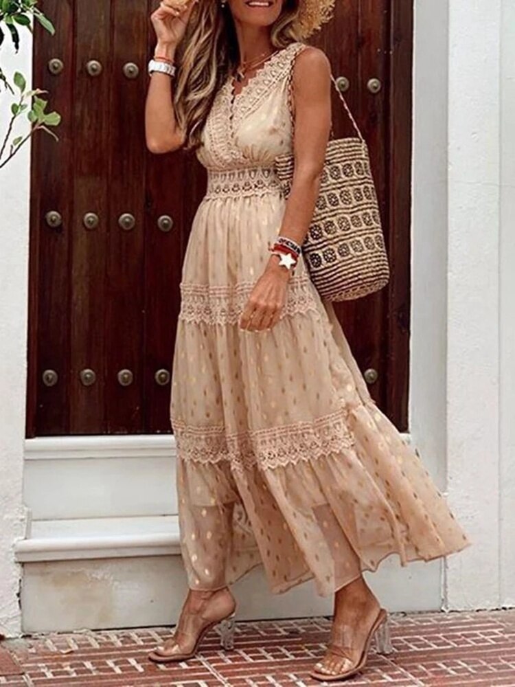 Boho Ibiza-klänning - Solana
