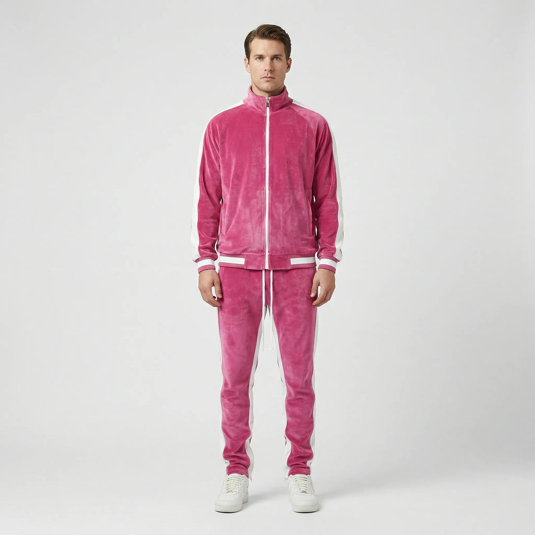 Sammetig joggingdress i retrostil - Brendan