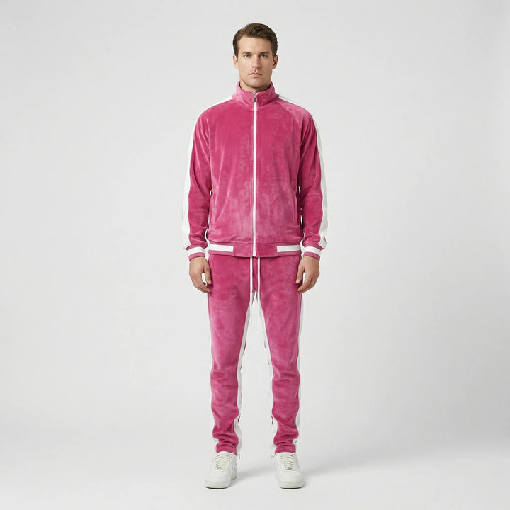 Sammetig joggingdress i retrostil - Brendan