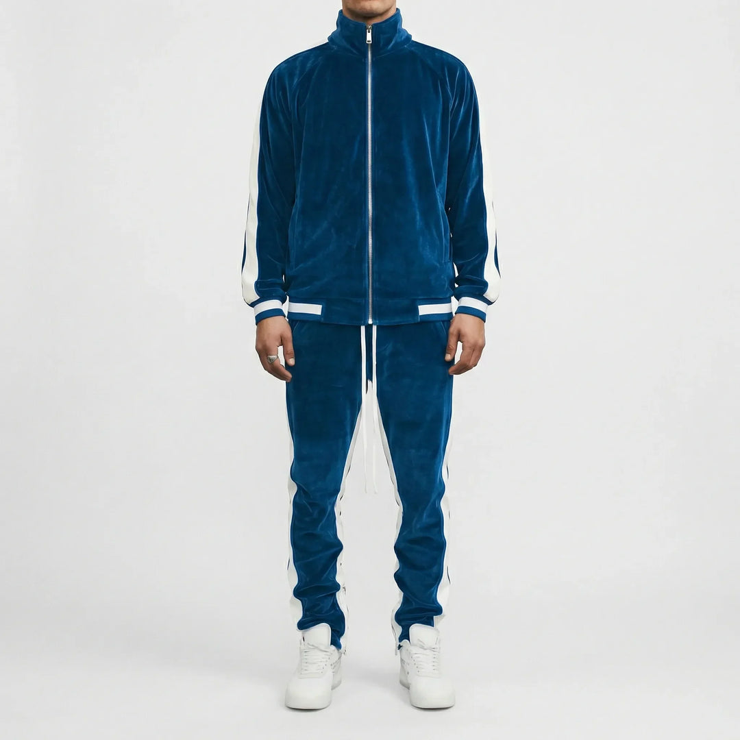 Sammetig joggingdress i retrostil - Brendan