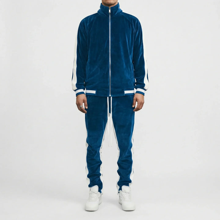 Sammetig joggingdress i retrostil - Brendan