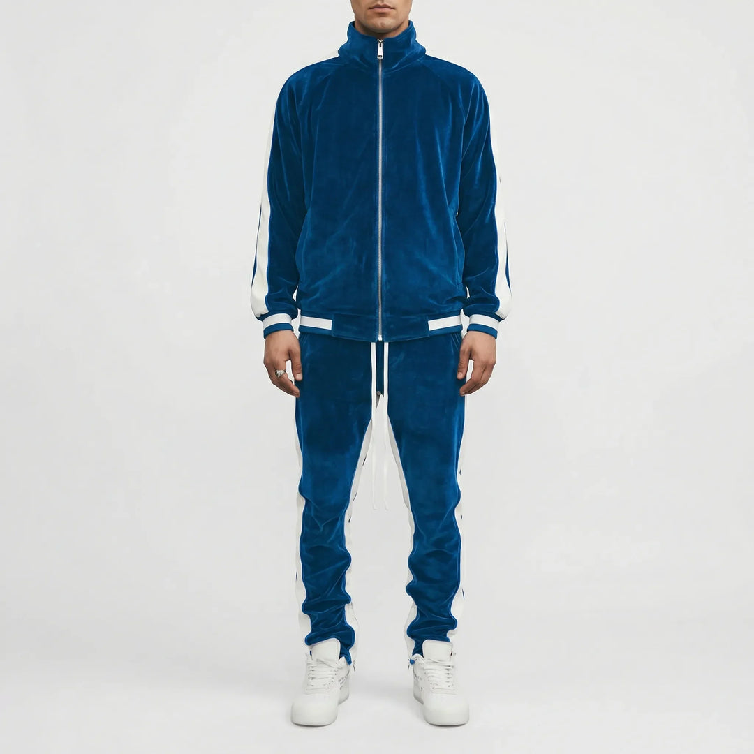 Sammetig joggingdress i retrostil - Brendan