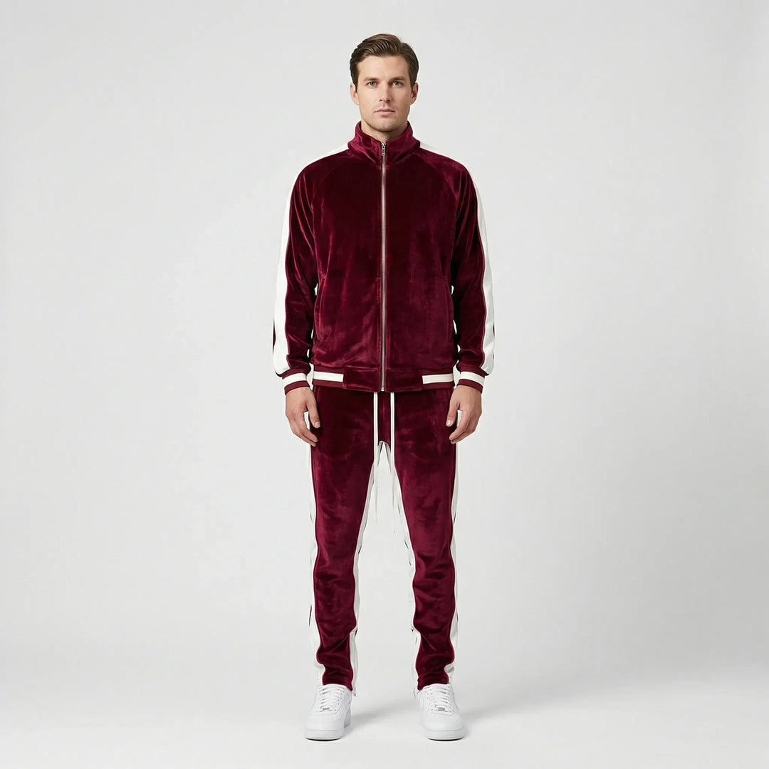 Sammetig joggingdress i retrostil - Brendan