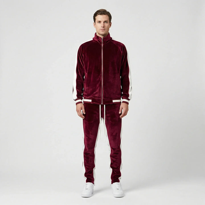 Sammetig joggingdress i retrostil - Brendan