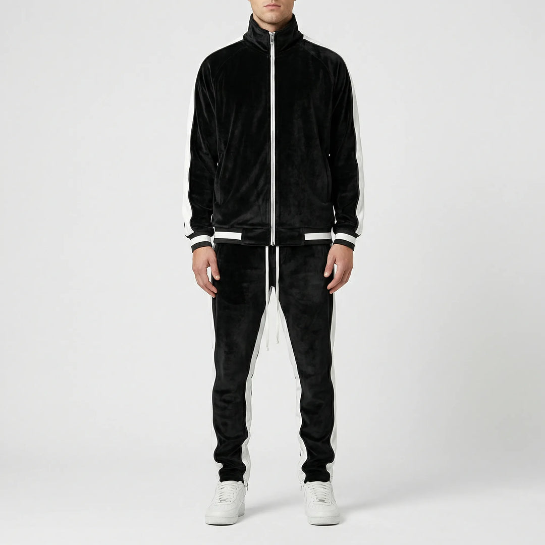 Sammetig joggingdress i retrostil - Brendan