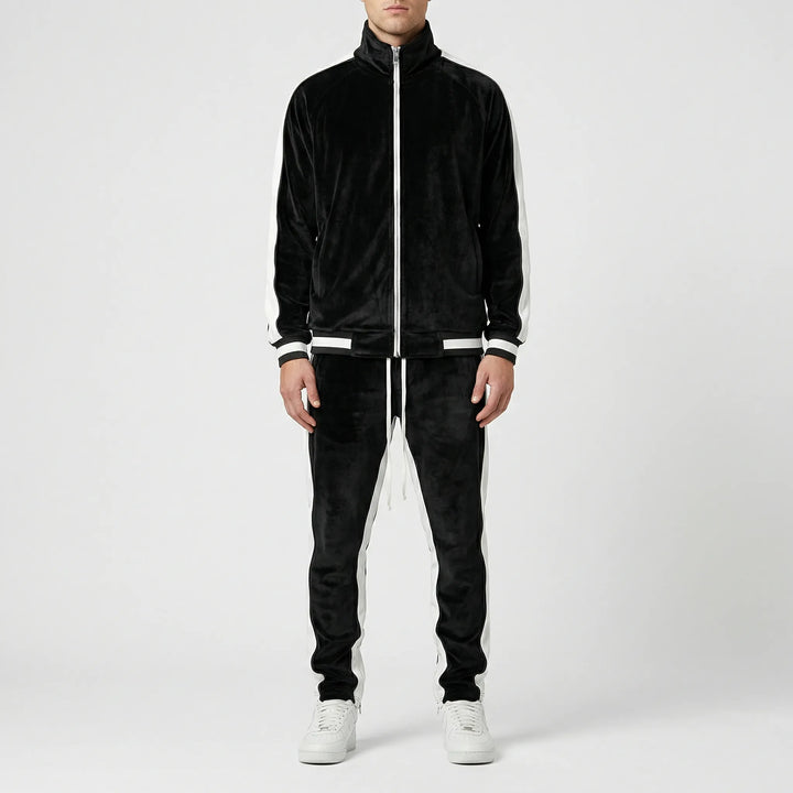Sammetig joggingdress i retrostil - Brendan