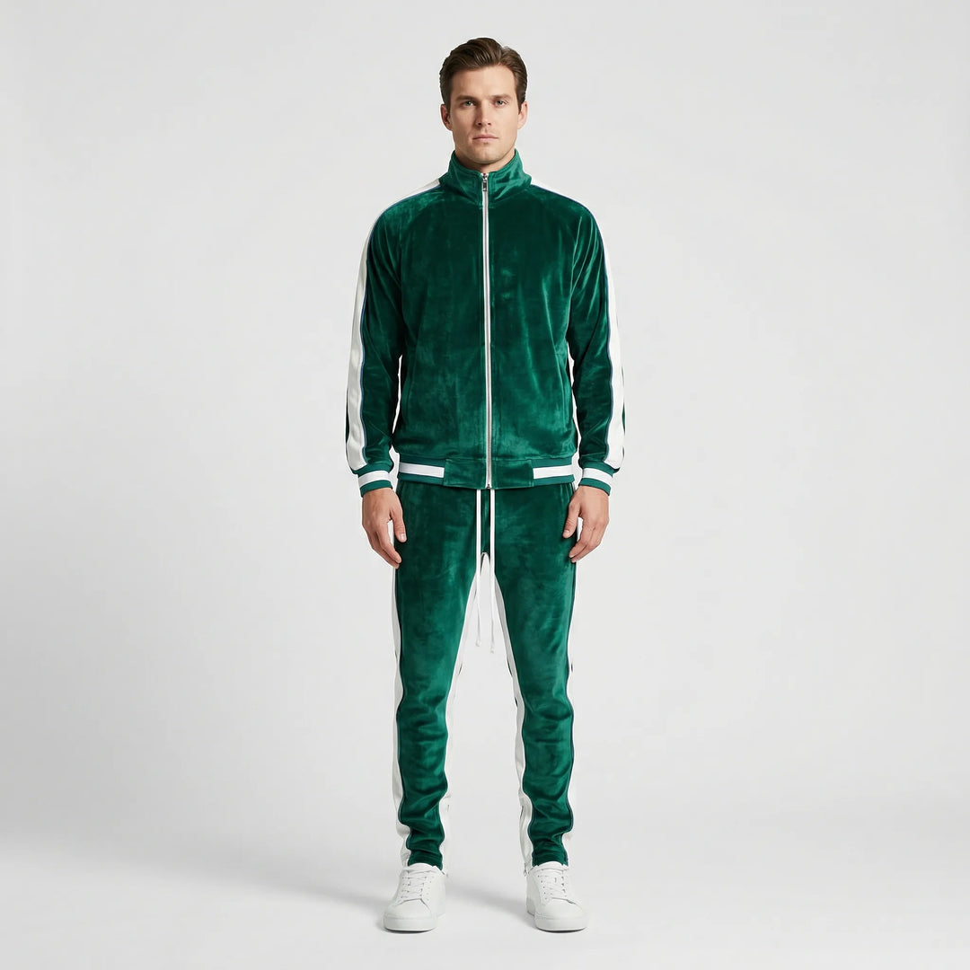 Sammetig joggingdress i retrostil - Brendan