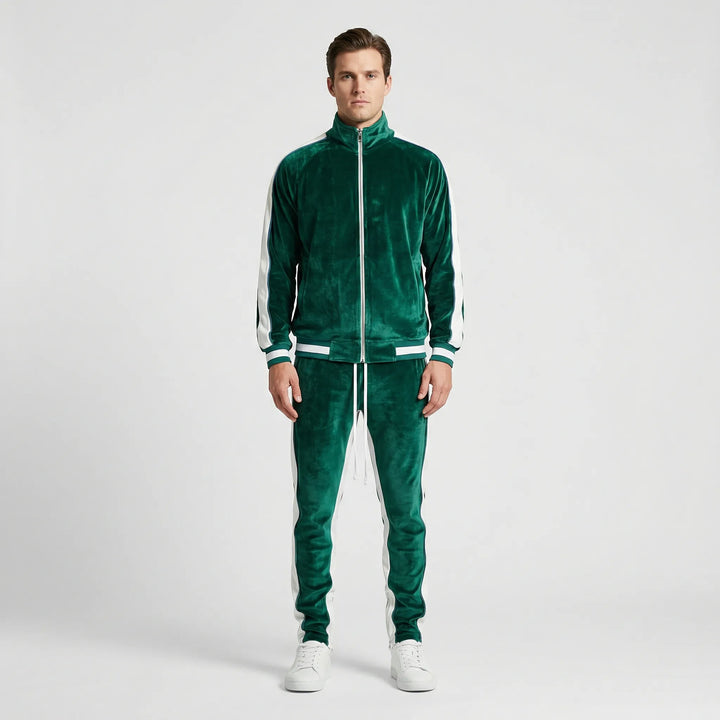 Sammetig joggingdress i retrostil - Brendan