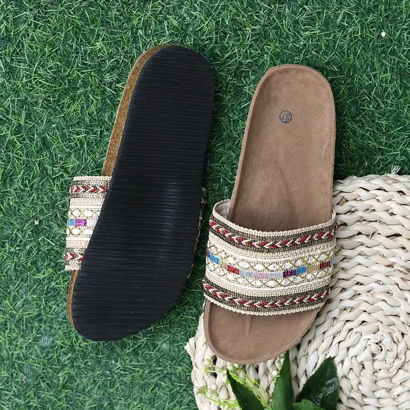 Sandaler - Boho Style - Platta - Slides - Sommarskor