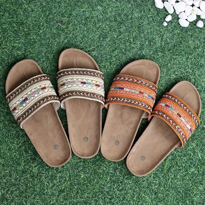 Sandaler - Boho Style - Platta - Slides - Sommarskor