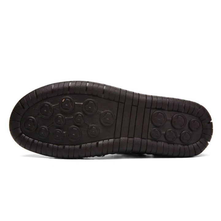 Sandaler - Ortopediska - Läder - Slip On Skor - Herrskor