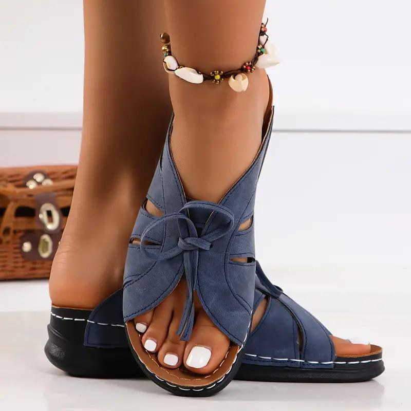 Sandaler - Slip On - Wedge - Ortopediska Skor - Skor För Sommaren