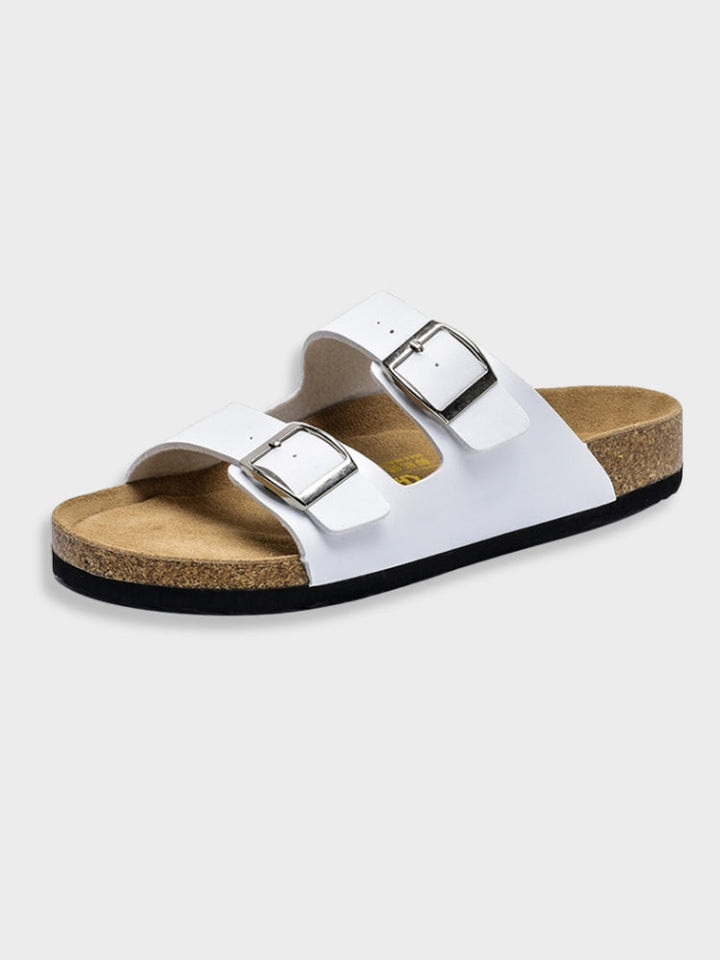 Sandaler med dubbla spännen | Slip-On | Ortopediska | Damslides | Damsandaler