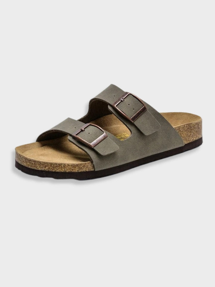 Sandaler med dubbla spännen | Slip-On | Ortopediska | Damslides | Damsandaler