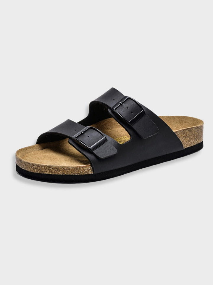 Sandaler med dubbla spännen | Slip-On | Ortopediska | Damslides | Damsandaler