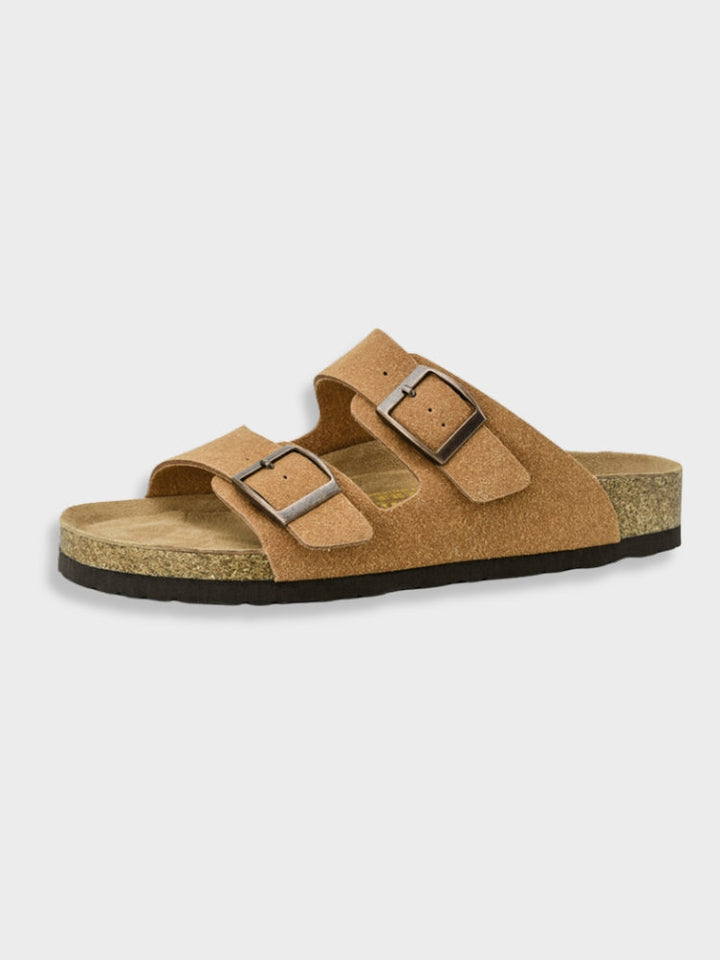 Sandaler med dubbla spännen | Slip-On | Ortopediska | Damslides | Damsandaler