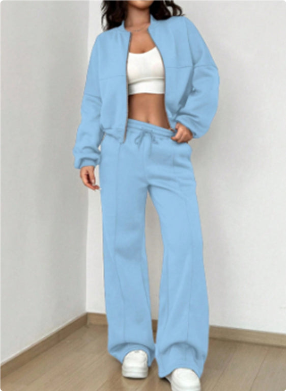 Set med regular-fit-byxor med raka ben - Cheyenne