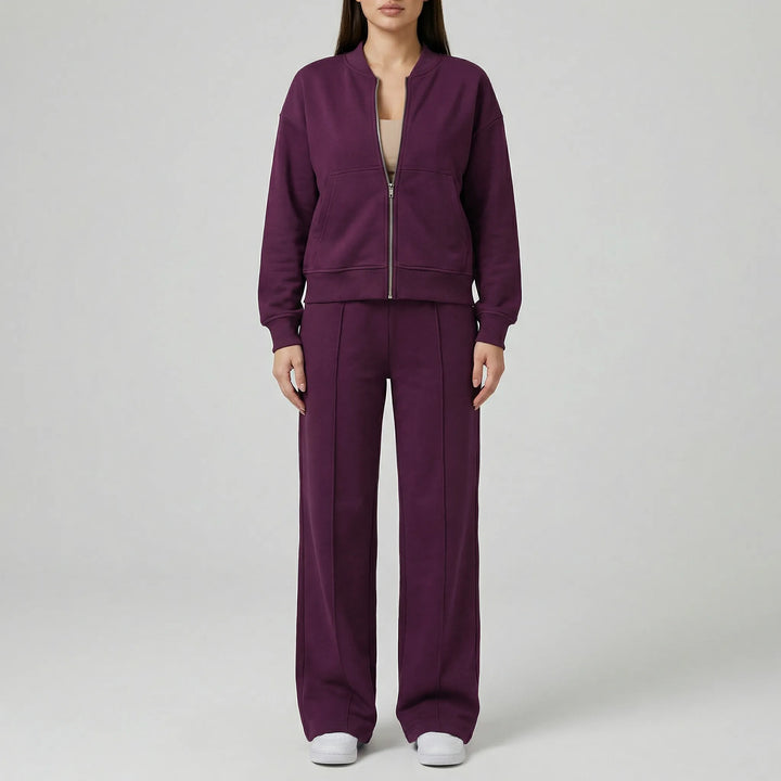 Set med regular-fit-byxor med raka ben - Cheyenne
