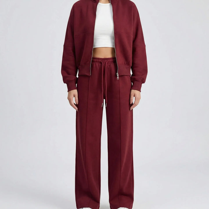 Set med regular-fit-byxor med raka ben - Cheyenne