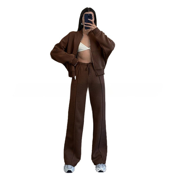 Set med regular-fit-byxor med raka ben - Cheyenne