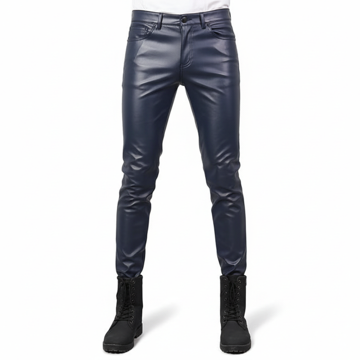 Slim fit läderbyxor - Heinrich