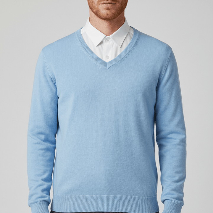 Slim-fit V-ringad tröja - Keanu