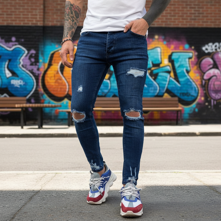 Slim fit herrjeans - Theo