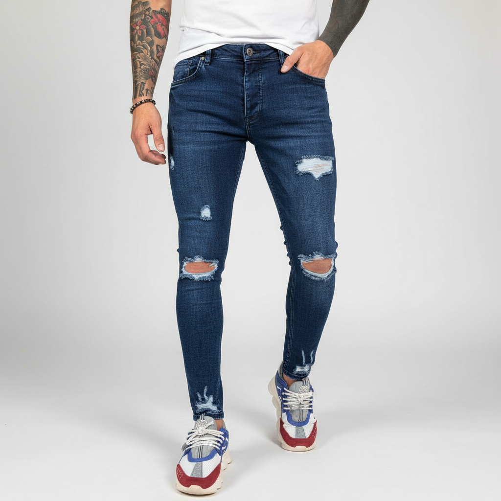 Slim fit herrjeans - Theo