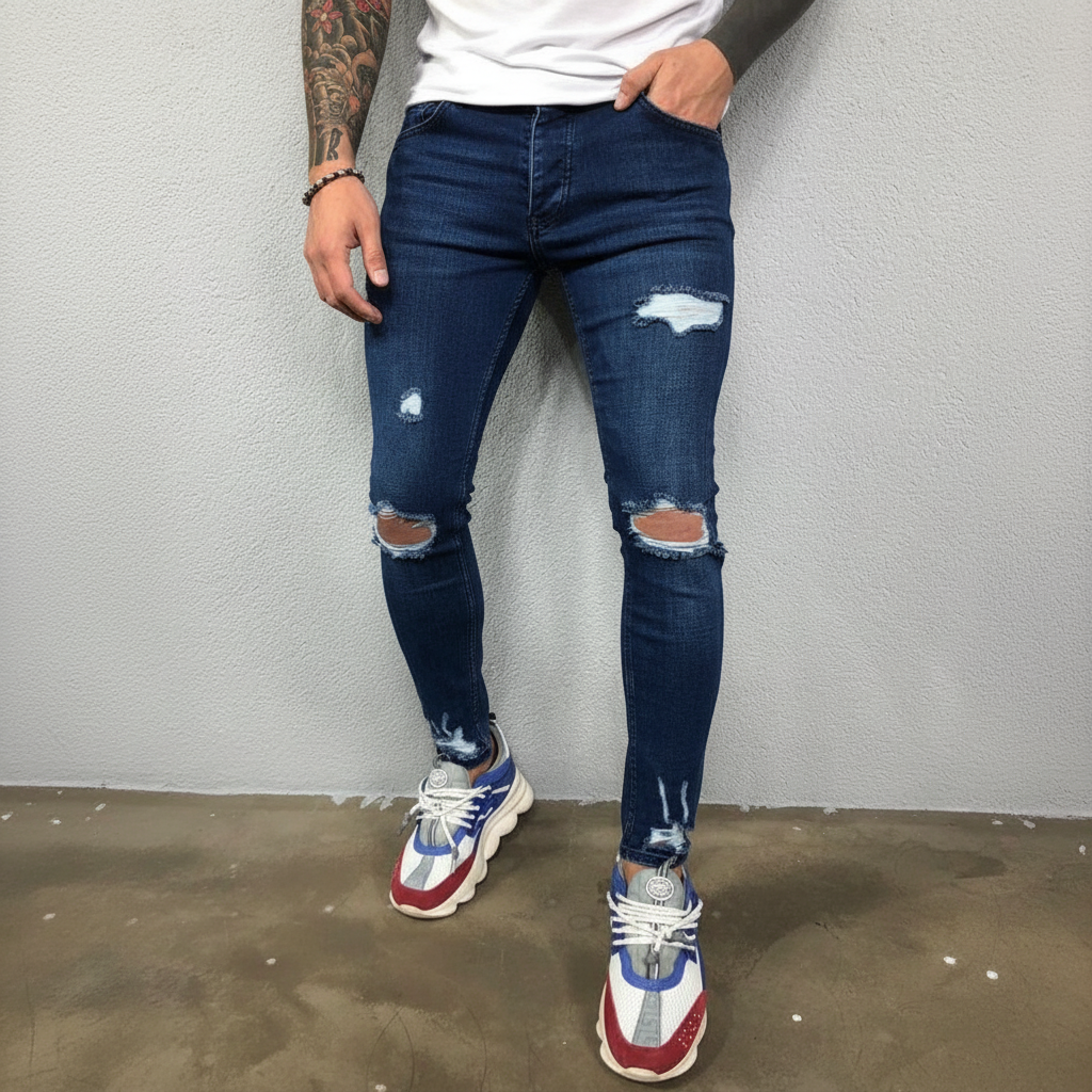 Slim fit herrjeans - Theo