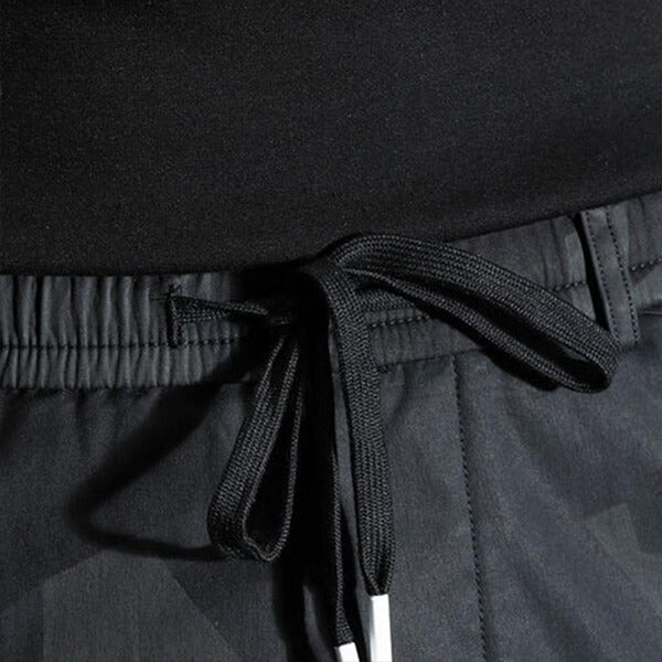 Män Slim-Fit Chinobyxor Svart Figurnära
