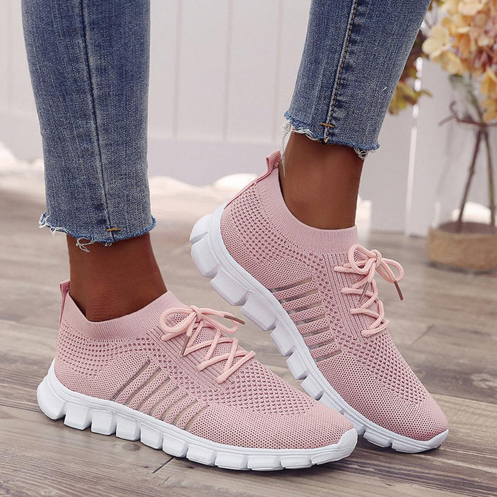 Slip-On Sneakers - Andningsaktiva - Ortopediska - Mesh Sneakers - Träningsskor för kvinnor