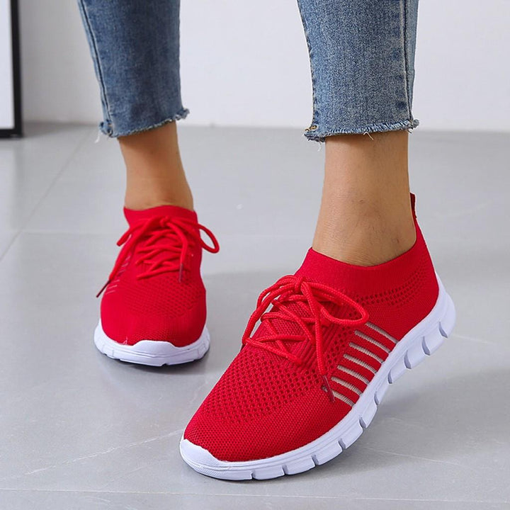 Slip-On Sneakers - Andningsaktiva - Ortopediska - Mesh Sneakers - Träningsskor för kvinnor