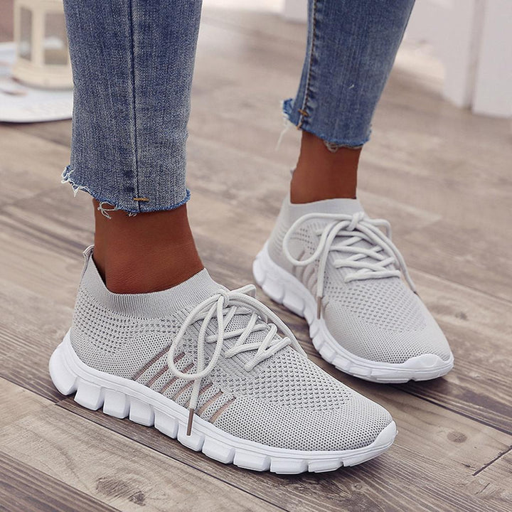 Slip-On Sneakers - Andningsaktiva - Ortopediska - Mesh Sneakers - Träningsskor för kvinnor