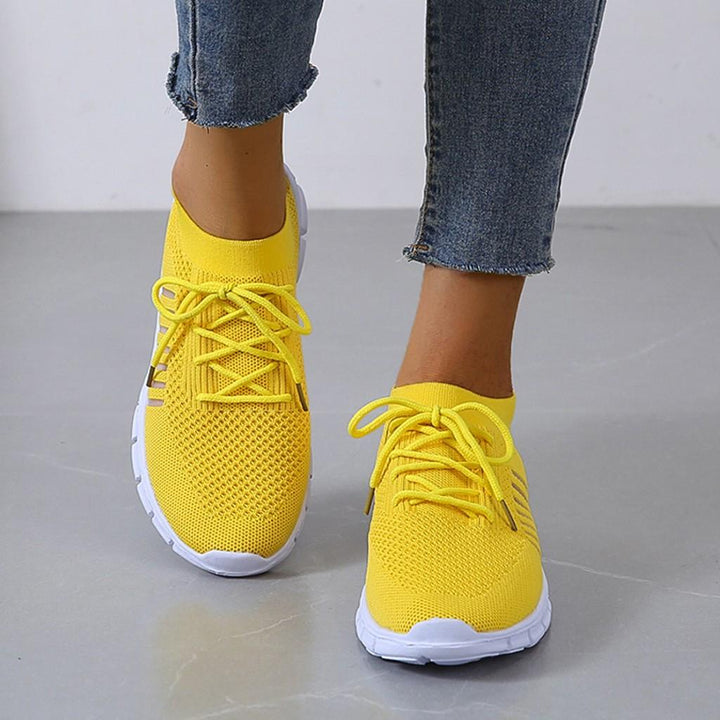 Slip-On Sneakers - Andningsaktiva - Ortopediska - Mesh Sneakers - Träningsskor för kvinnor