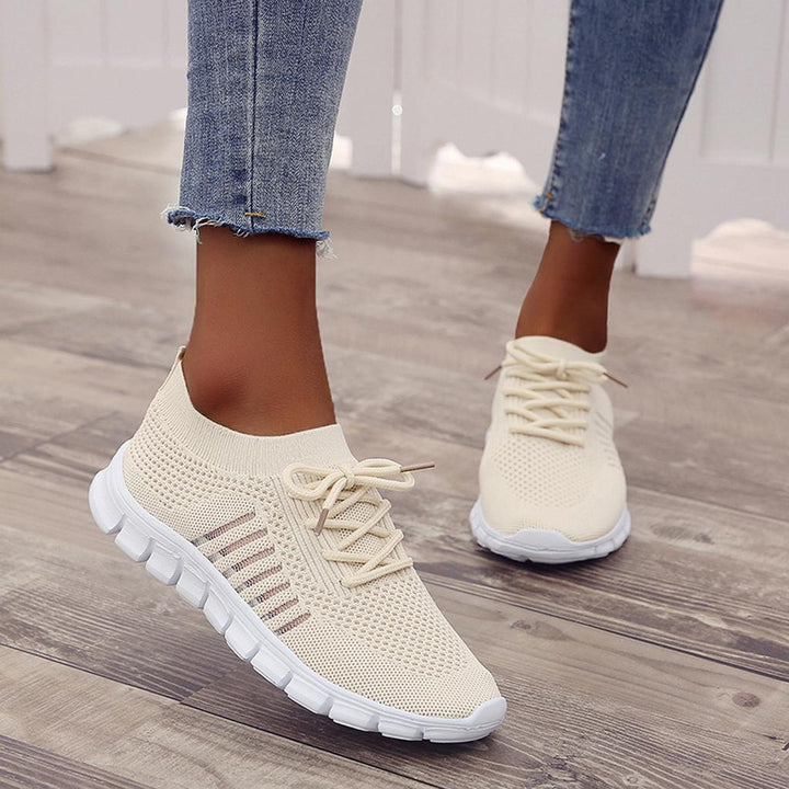 Slip-On Sneakers - Andningsaktiva - Ortopediska - Mesh Sneakers - Träningsskor för kvinnor