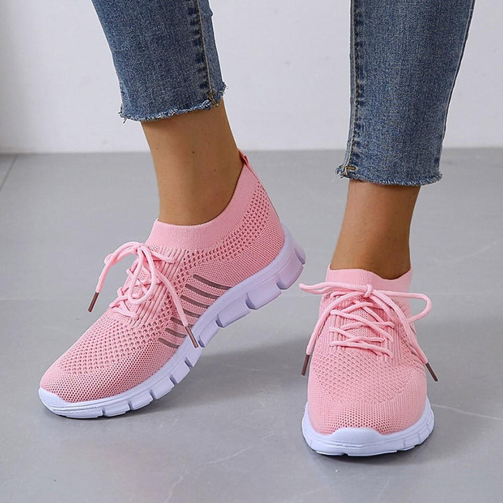 Slip-On Sneakers - Andningsaktiva - Ortopediska - Mesh Sneakers - Träningsskor för kvinnor