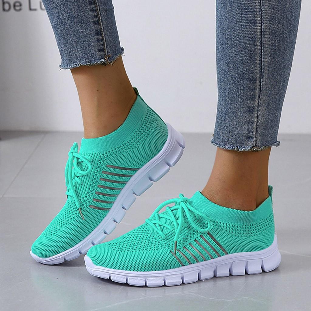 Slip-On Sneakers - Andningsaktiva - Ortopediska - Mesh Sneakers - Träningsskor för kvinnor