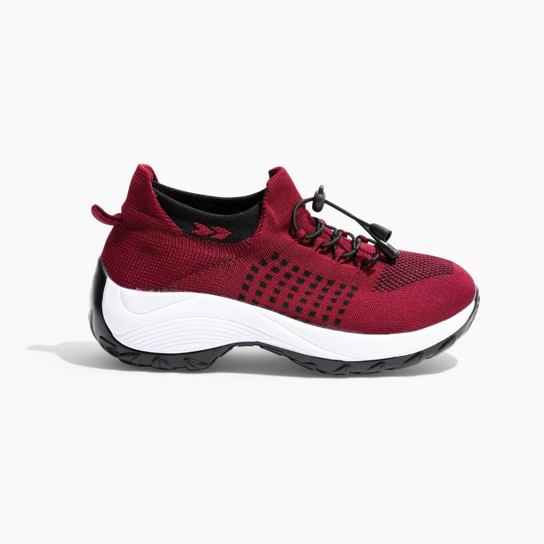 Slip-On Sneakers - Ortopediska - Luftkuddar - Sneakers med tjock sula - Damskor