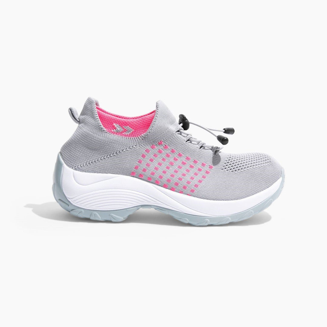 Slip-On Sneakers - Ortopediska - Luftkuddar - Sneakers med tjock sula - Damskor