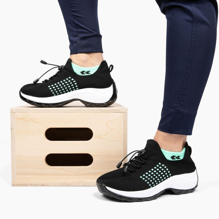 Slip-On Sneakers - Ortopediska - Luftkuddar - Sneakers med tjock sula - Damskor