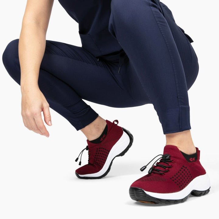 Slip-On Sneakers - Ortopediska - Luftkuddar - Sneakers med tjock sula - Damskor