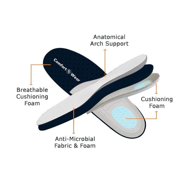 Slip-On Sneakers - Ortopediska - Luftkuddar - Sneakers med tjock sula - Damskor
