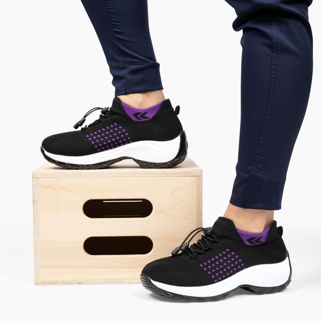 Slip-On Sneakers - Ortopediska - Luftkuddar - Sneakers med tjock sula - Damskor