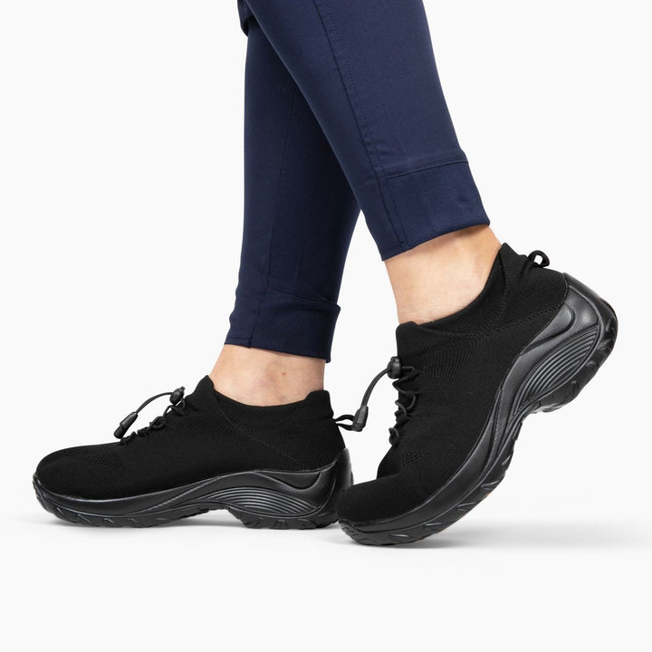 Slip-On Sneakers - Ortopediska - Luftkuddar - Sneakers med tjock sula - Damskor